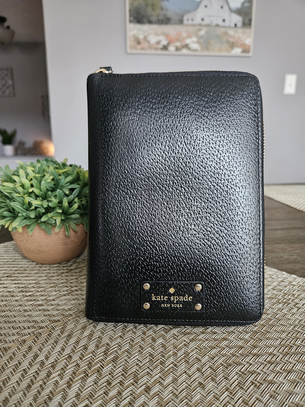 Kate spade planner agenda organizer zip around wallet